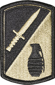 192nd Infantry Brigade OCP Scorpion Shoulder Patch With Velcro